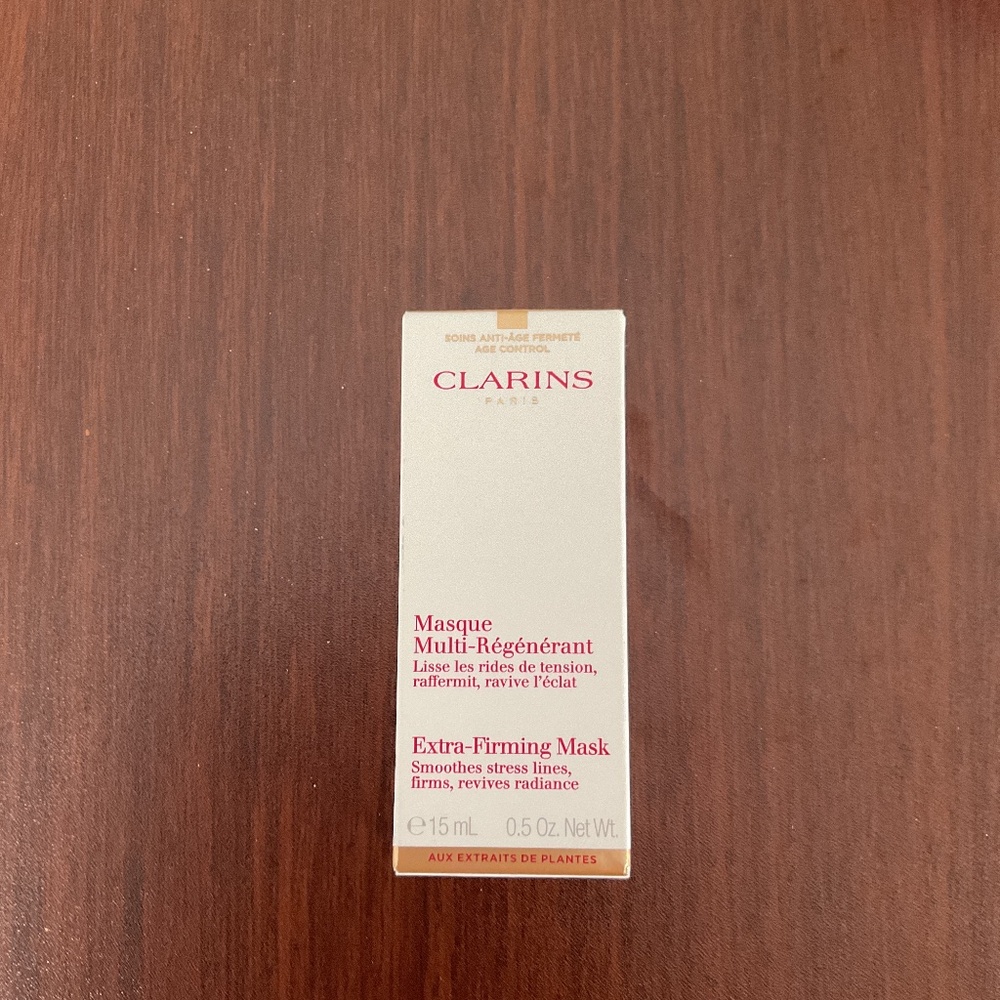 Clarins extra firming face mask